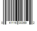 Barcode Image for UPC code 041116003592