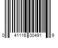 Barcode Image for UPC code 041116004919