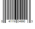 Barcode Image for UPC code 041116049903