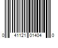 Barcode Image for UPC code 041121014040