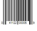 Barcode Image for UPC code 041122000059