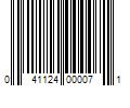 Barcode Image for UPC code 041124000071