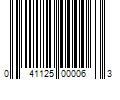 Barcode Image for UPC code 041125000063