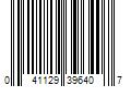 Barcode Image for UPC code 041129396407