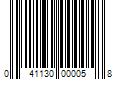 Barcode Image for UPC code 041130000058