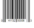 Barcode Image for UPC code 041132000063