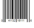 Barcode Image for UPC code 041132151116