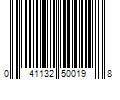 Barcode Image for UPC code 041132500198