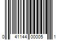 Barcode Image for UPC code 041144000051