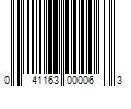 Barcode Image for UPC code 041163000063