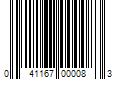 Barcode Image for UPC code 041167000083