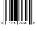 Barcode Image for UPC code 041167007969