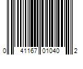 Barcode Image for UPC code 041167010402