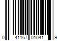 Barcode Image for UPC code 041167010419