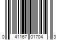 Barcode Image for UPC code 041167017043