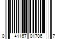 Barcode Image for UPC code 041167017067