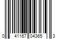 Barcode Image for UPC code 041167043653