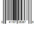 Barcode Image for UPC code 041167053676