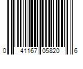 Barcode Image for UPC code 041167058206