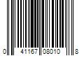 Barcode Image for UPC code 041167080108