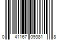 Barcode Image for UPC code 041167093818