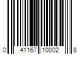 Barcode Image for UPC code 041167100028