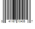 Barcode Image for UPC code 041167104057