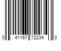 Barcode Image for UPC code 041167722343