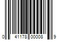 Barcode Image for UPC code 041178000089