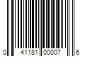 Barcode Image for UPC code 041181000076