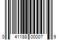 Barcode Image for UPC code 041188000079