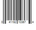 Barcode Image for UPC code 041192103674