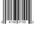 Barcode Image for UPC code 041193071002