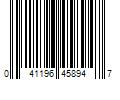 Barcode Image for UPC code 041196458947