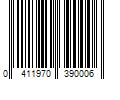 Barcode Image for UPC code 0411970390006