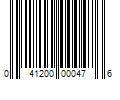 Barcode Image for UPC code 041200000476