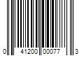 Barcode Image for UPC code 041200000773