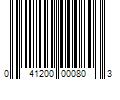 Barcode Image for UPC code 041200000803