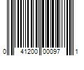 Barcode Image for UPC code 041200000971