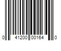 Barcode Image for UPC code 041200001640