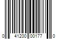 Barcode Image for UPC code 041200001770