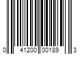 Barcode Image for UPC code 041200001893