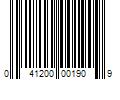 Barcode Image for UPC code 041200001909