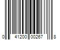 Barcode Image for UPC code 041200002678