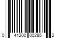 Barcode Image for UPC code 041200002852