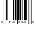 Barcode Image for UPC code 041200003200