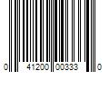 Barcode Image for UPC code 041200003330