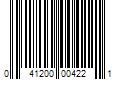 Barcode Image for UPC code 041200004221