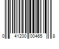 Barcode Image for UPC code 041200004658