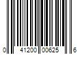 Barcode Image for UPC code 041200006256